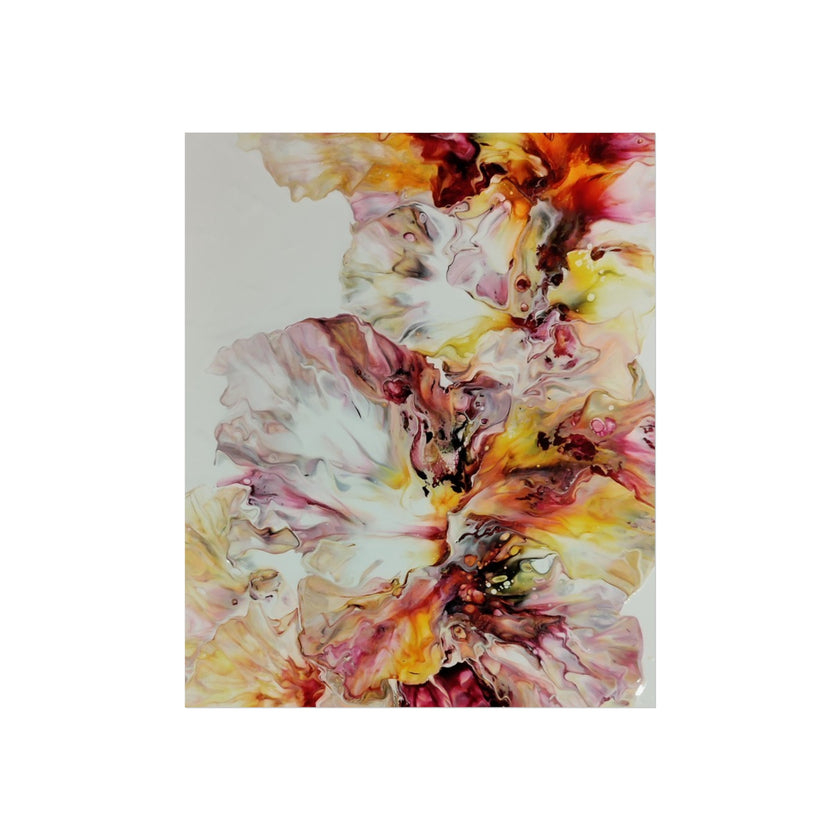 Sunrise — Warm Abstract Floral Wall Art