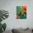 Loosen Up – Vibrant  Abstract Color Wave Giclée Art Print