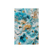 Happy — Abstract Floral Teal & Gold Wall Art