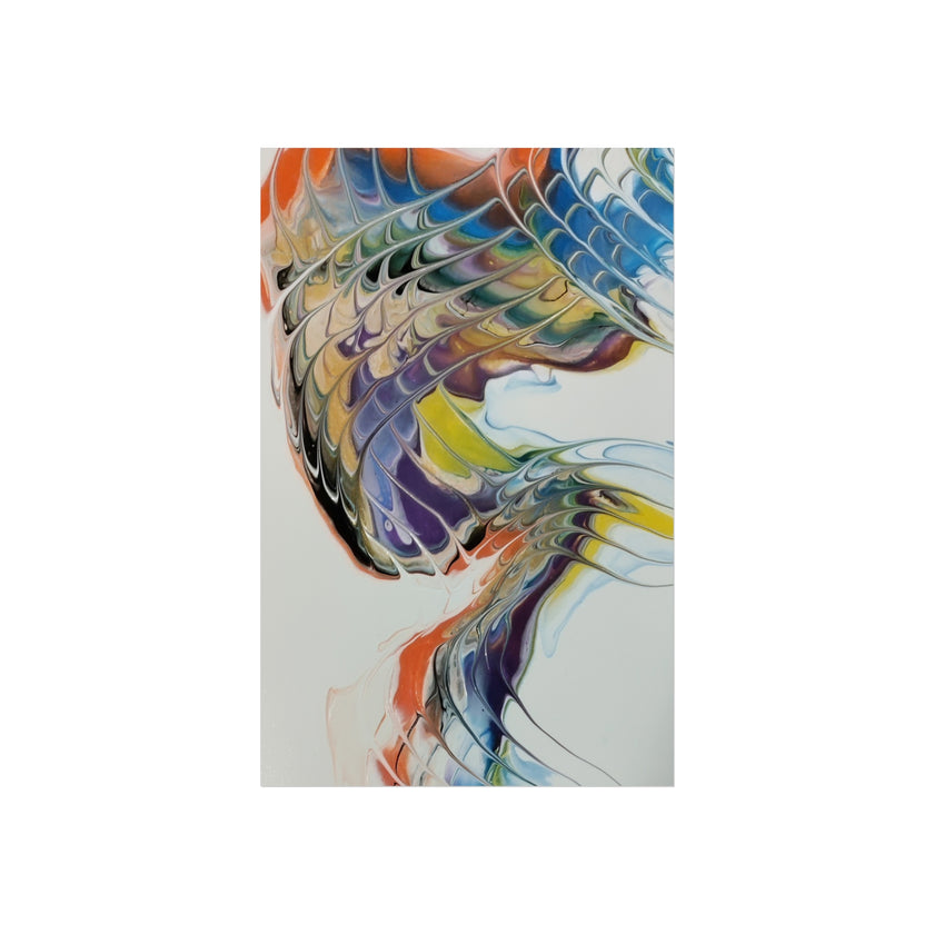 Thunderbolt — Colorful Fluid Art Wall Decor