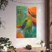 Loosen Up – Vibrant  Abstract Color Wave Giclée Art Print