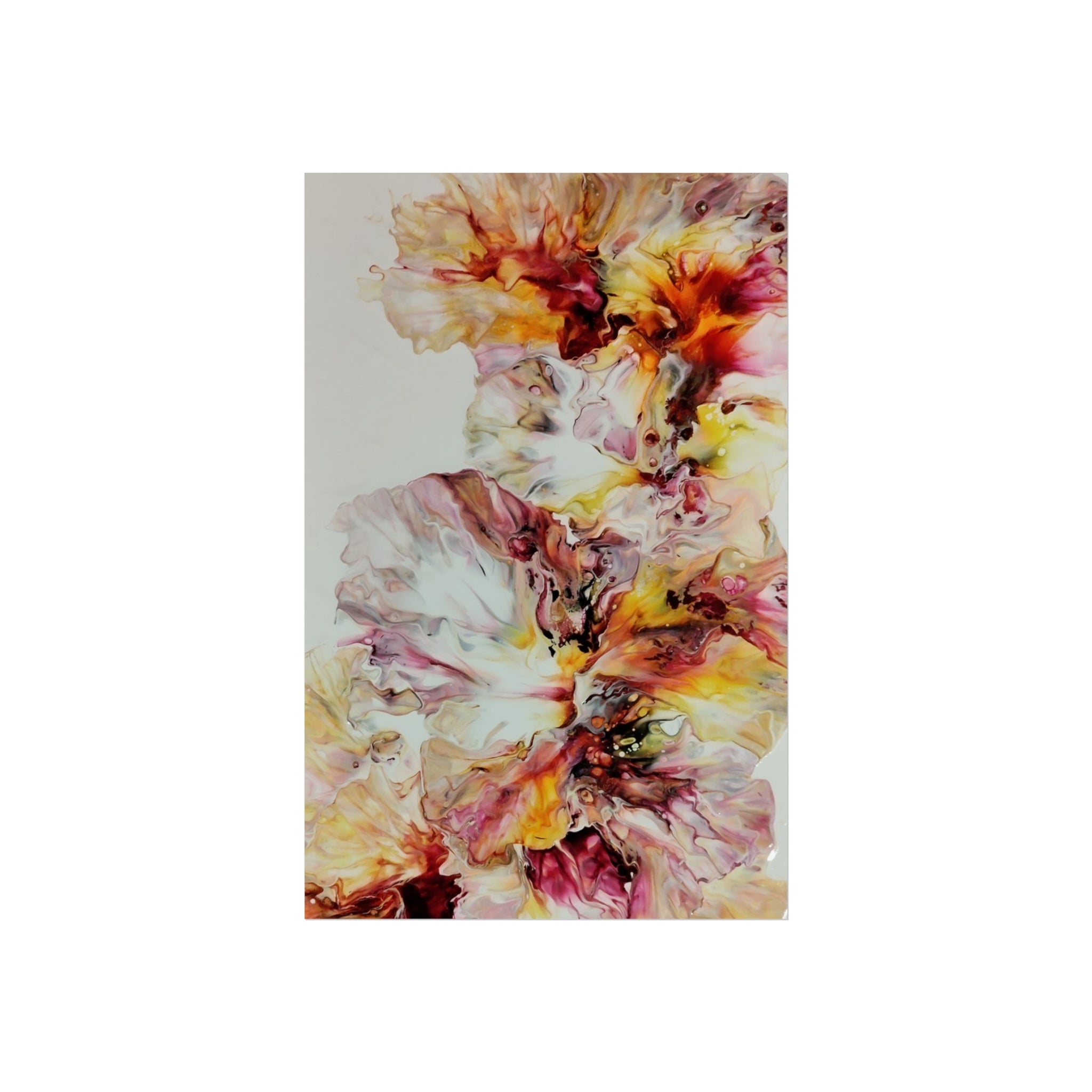 Sunrise — Warm Abstract Floral Wall Art