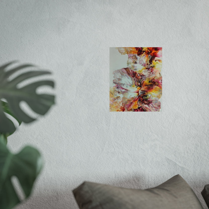 Sunrise — Warm Abstract Floral Wall Art