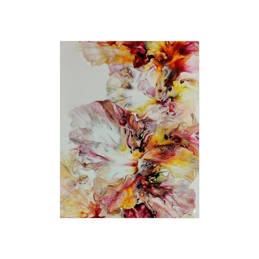 Sunrise — Warm Abstract Floral Wall Art