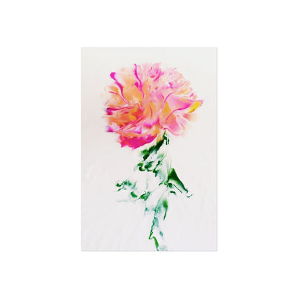 Marilyn's Rose – Pink Peony Floral Giclée Art Print