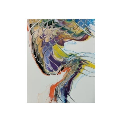 Thunderbolt — Colorful Fluid Art Wall Decor