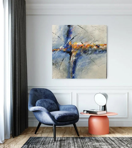 Blue Horizon Painting