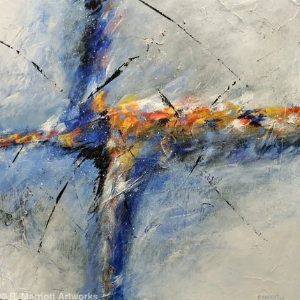 Blue Horizon Painting