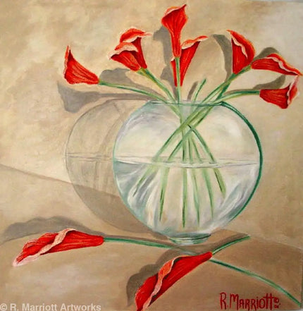 Calla Lillies Painting