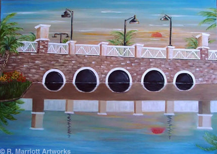 Centennial Bridge Port St. Lucie Print Reproduction