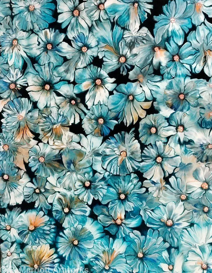 Daisy Dance Fluid Art