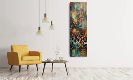 Eden Original 12’’ x 36’’ Fluid Art