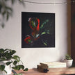Grace – Floral Noir Fine Art Poster Poster