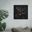 Grace – Floral Noir Fine Art Poster Poster