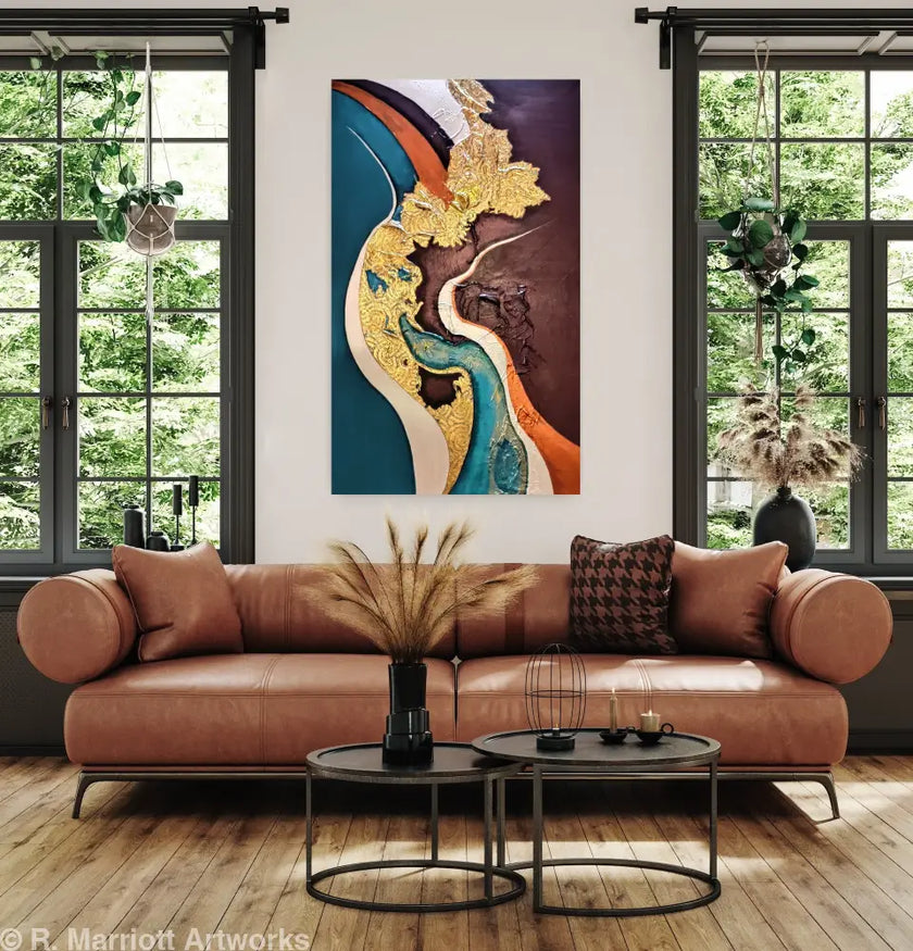 In The Groove Original 30’’ x 38’’ Painting
