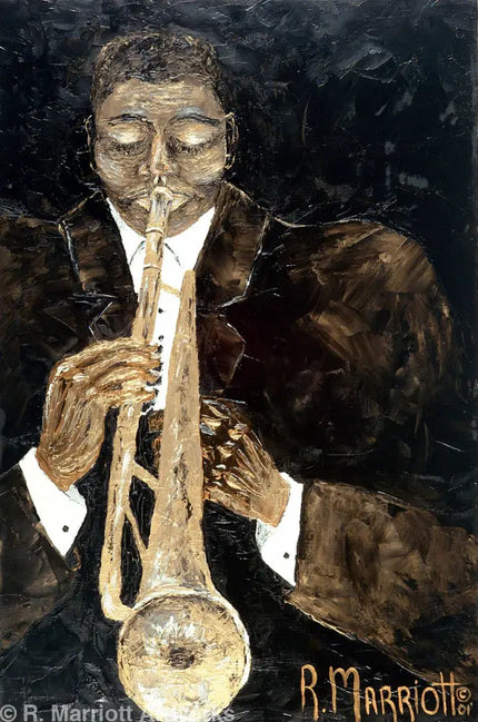 Jazz Man Painting