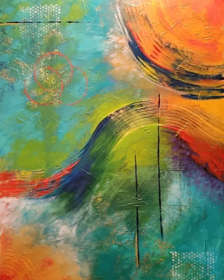 Loosen Up Original 36’’ x 48’’ Painting