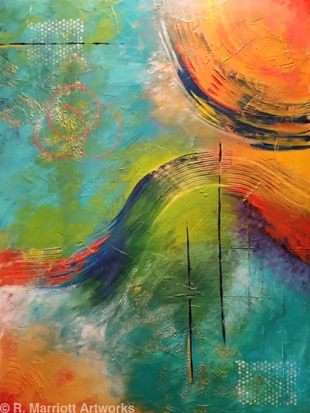 Loosen Up Original 36’’ x 48’’ Painting