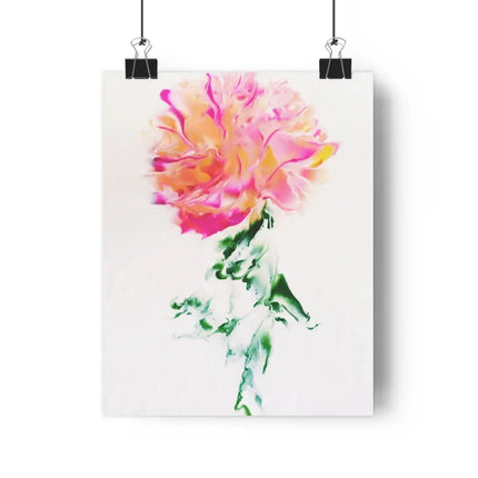 Marylin’s Rosa – Pink Peony Giclée Art Print 11’’ x 14’’ / Matte Poster
