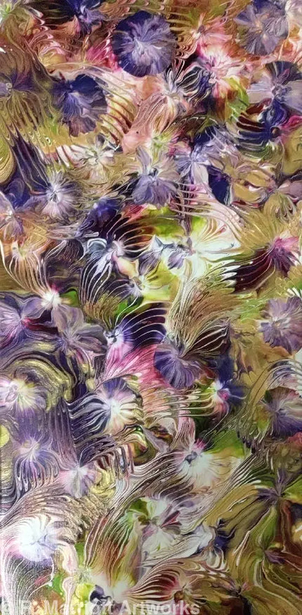 Plum Blossom Fluid Art