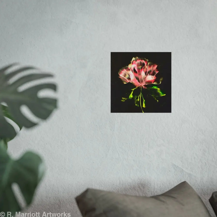 Pretty in Pink – Abstract Floral Bloom Fine Art Poster Poster