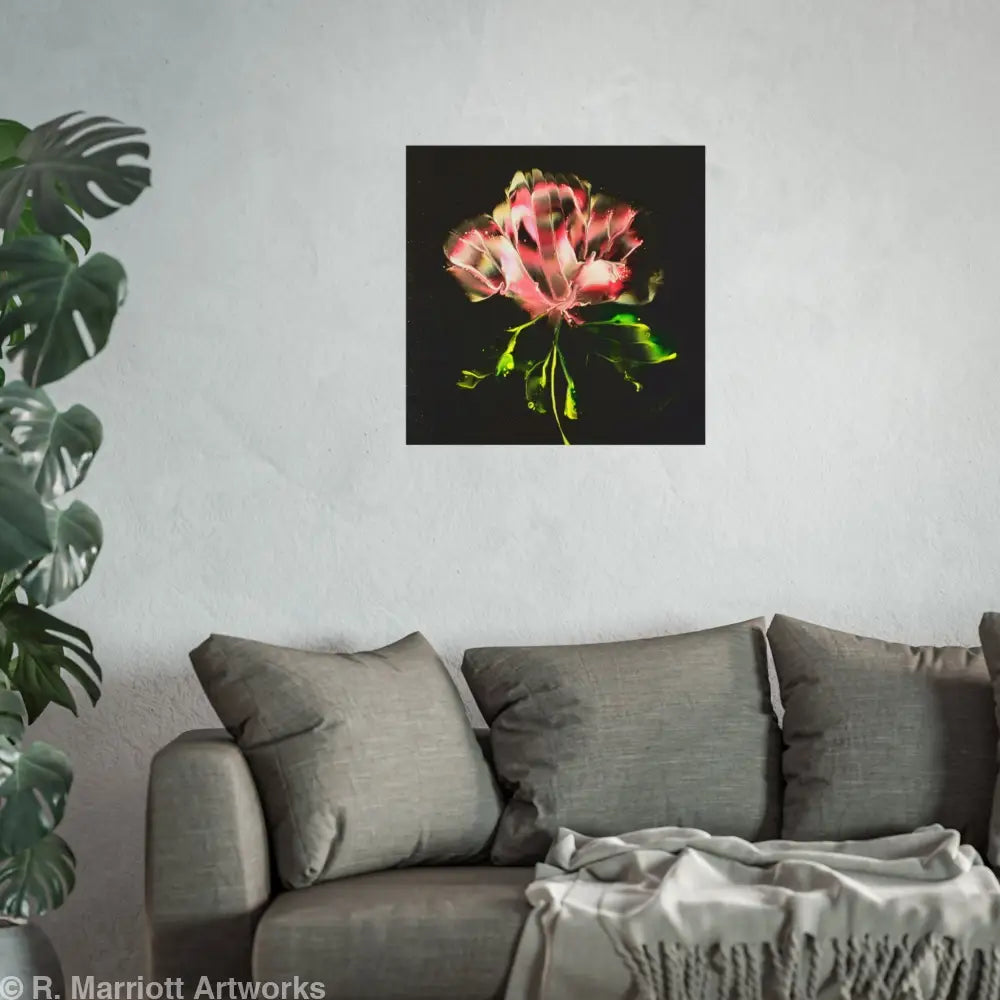 Pretty in Pink – Abstract Floral Bloom Fine Art Poster Poster