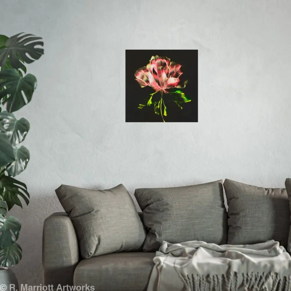 Pretty in Pink – Abstract Floral Bloom Fine Art Poster Poster