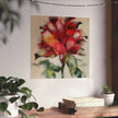 Red Flower – Soft Red Bloom Floral Fine Art Poster Poster