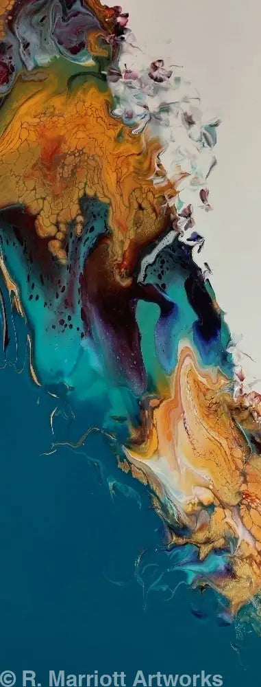 Sea Breeze Fluid Art
