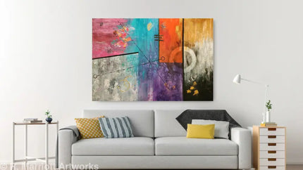 Urban Streets Original 36’’ X 48’’ Painting